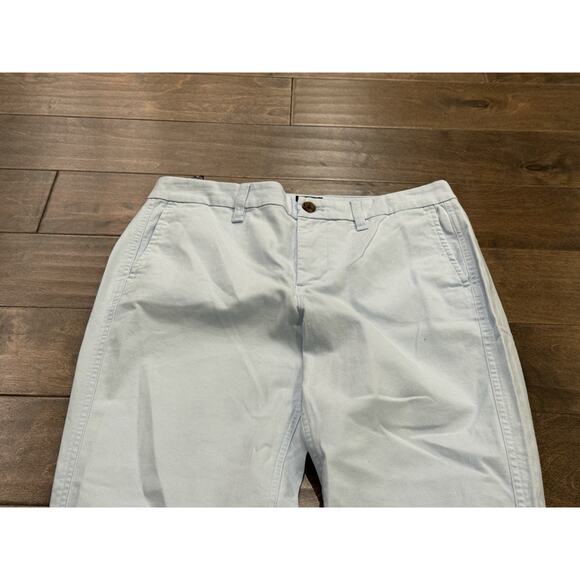 J Crew Womens Blue High-Rise Girlfriend Chino Pants Size 8P NWT New $80 - Picture 4 of 10